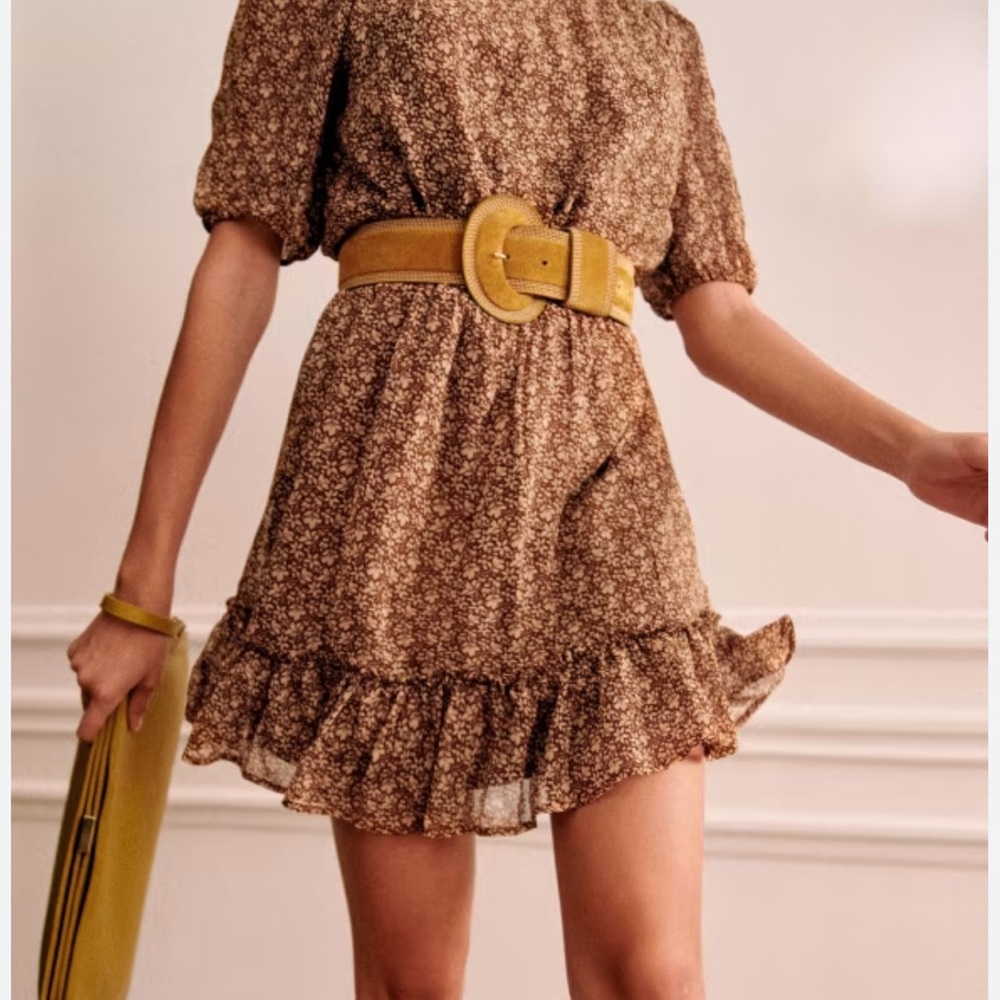 Sezane Margareth Dress Calanques Flowers - Size 12US/ 44EUR NWT